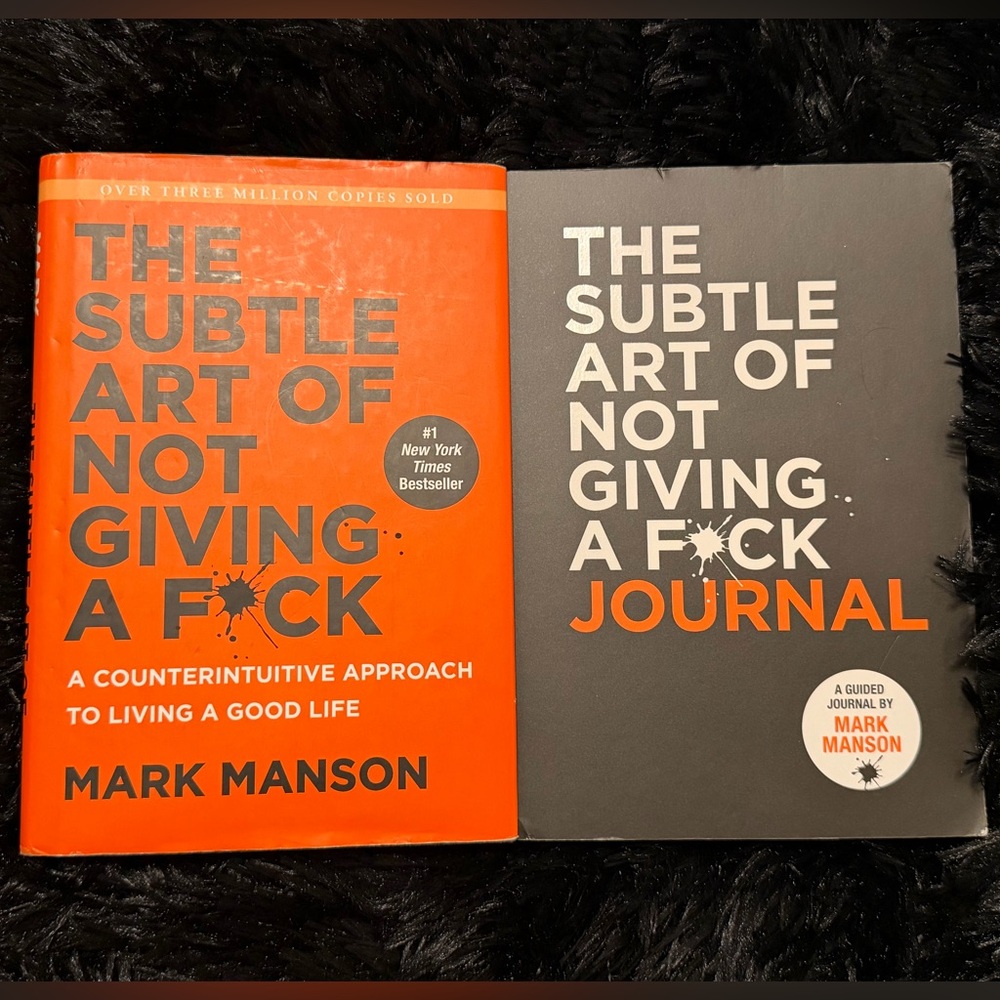 The Subtle Art of Not Giving a F*ck Book and Journal Bundle by Mark Manson